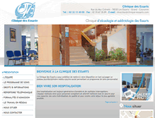 Tablet Screenshot of clinique-essarts.com